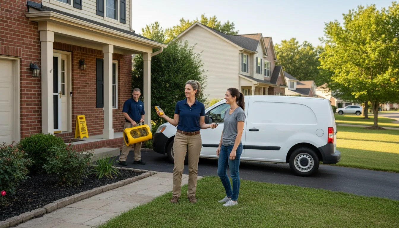 Water restoration image for Home Water Damage Repair in Richgrove, CA
